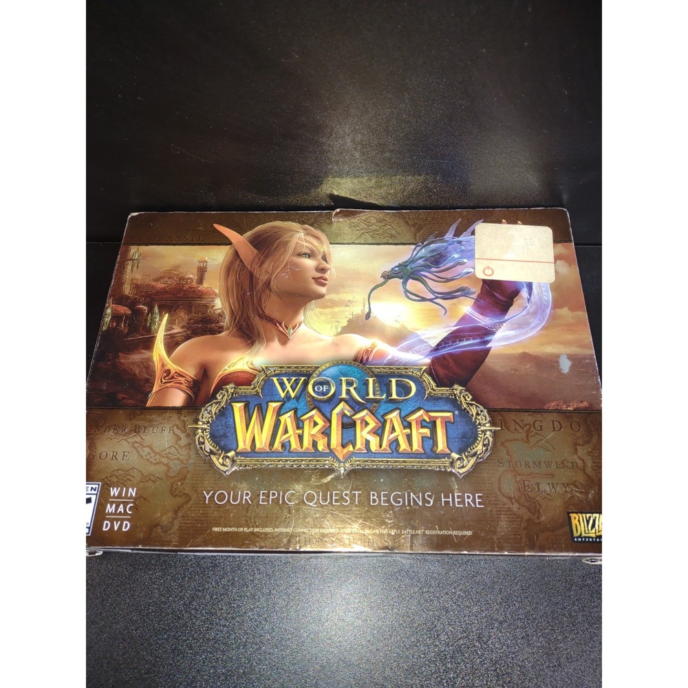 NEW WORLD OF WARCRAFT BATTLECHEST PC GAME COLLECTION BOX WINDOWS BLIZZARD NIB